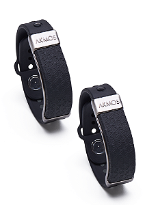 KIT PROMOCIONAL 02 Nano Bracelete Magnetico Akmos Alivio de Dores e Bloqueio de Radiação