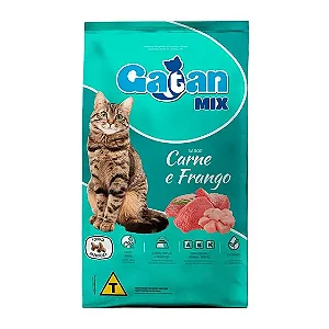 Ração Gatan Mix Gato Adulto Carne e Frango 20KG