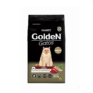 Ração Golden Gato Castrado Carne 3KG 10KG