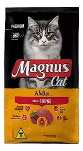Ração Magnus Gato Adulto Carne 10KG - 20KG