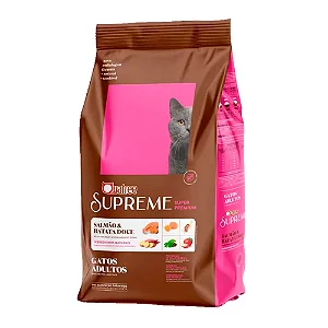 Ração Quatree Supreme Gato Adulto Salmão Batata doce 1KG - 10KG