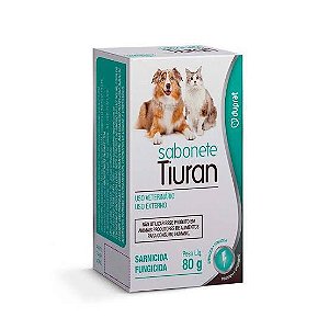 Tiuran Sabonete Cães e Gatos 80g