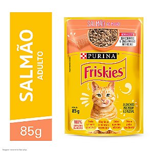 Sachê Friskies Salmão ao Molho - 85g