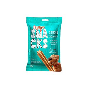 Snack Quatree Stiks Saúde Oral Cães Porte Pequeno - Menta 60g