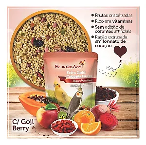 Extra Gold Calopsita Frutas 400 g