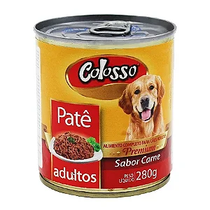 Patê Colosso Adulto Sabor Carne 280G