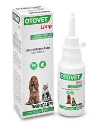 Otovet Limp 100ml - Higienizador Auditivo Cães E Gatos