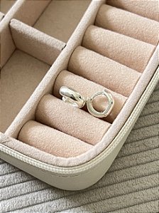 Argola Click 11mm - Prata 925