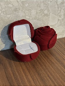 Porta Joias Formato de Rosa