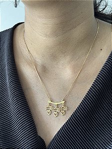 Colar Canga - Banhado a Ouro