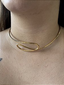 Aro Orgânico - Banhado a Ouro
