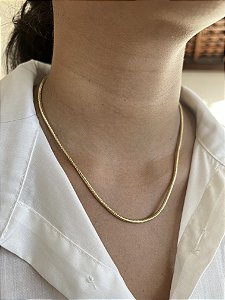Colar Fio Alemão - Banhado a Ouro
