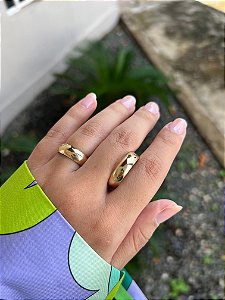 Par de Alianças 6mm Boleada - Moeda Antiga