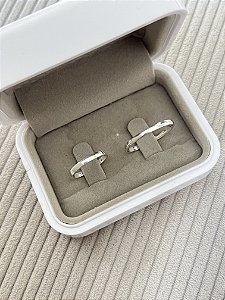 Par de Alianças 2mm Boleada - Prata 950