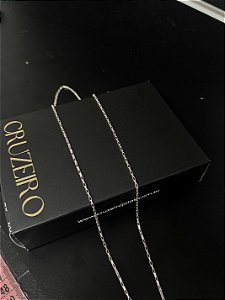 Corrente Tijolinho 2mm 70cm - Prata 925