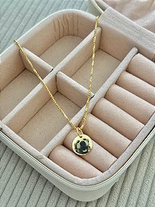 Colar Personalizado Redondo P Veneziano - Banhado a Ouro