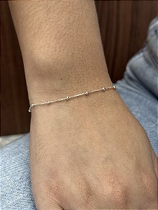 Pulseira Bolinhas - Prata 925