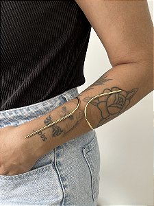 Bracelete Line - Banhado a Ouro