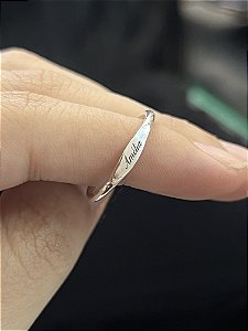 Anel Aura Personalizado - Prata 925
