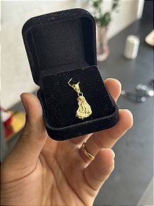 Pingente Pepita G - Banhado a Ouro