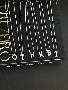 Colar Letra - Prata 925