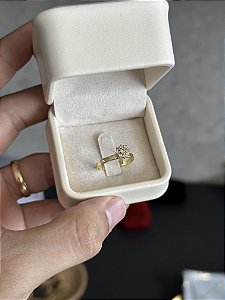 Anel Chuveiro P - Banhado a Ouro