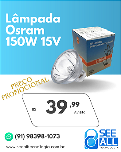 Lâmpada OSRAM HALOGEN 150W 15V