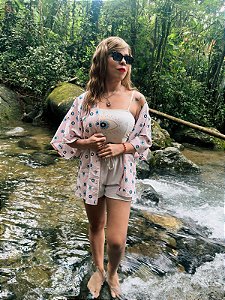 Kimono Celeste