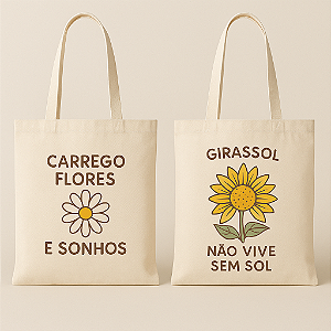 Eco bags Girassois - Margaridas