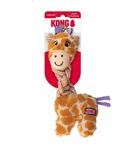 PELÚCIA KONG KNOTS TWISTS GIRAFA MD/LG (NKW11)