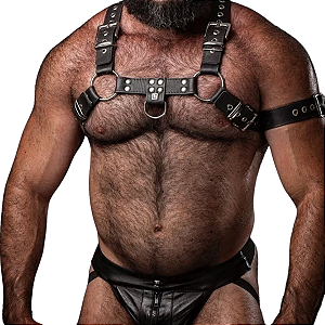 Harness Couro Legítimo Spartacus Mr Leather