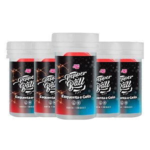 Kit Pepper Ball Plus Esquenta e Gela 2un Bolinha Explosiva Funcional Pepper Blend