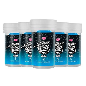 Kit Pepper Ball Bolinha Explosiva Gela e Retarda Pepper Blend