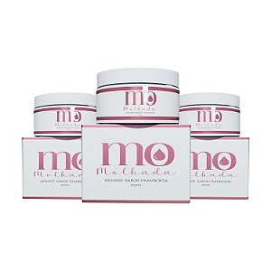 Kit Mousse Hidratante Íntimo e Corporal Mo Molhada 200ml Pepper Blend