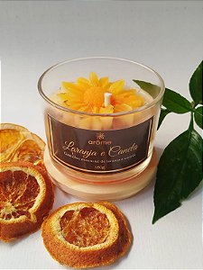 Vela aromática Laranja e Canela