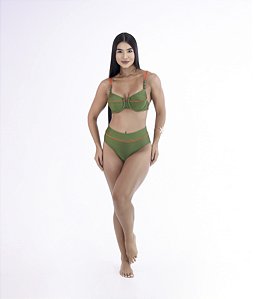 Biquíni Ilha Bela Verde Militar