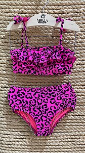 Biquini Infantil Ivy Rosa Neon