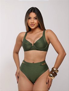 Biquíni Ariel Verde Militar