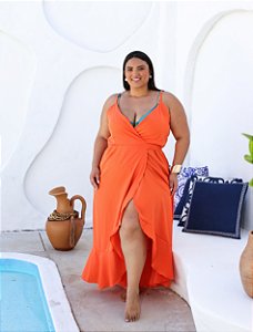 Vestido Cinthya Laranja