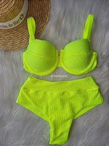 Biquíni Ipanema amarelo neon
