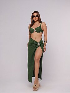 Saia Concha Verde Militar