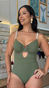 Maiô Solar Verde Militar