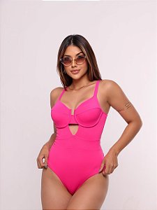 Básico Maiô Maresia Fio duplo Rosa