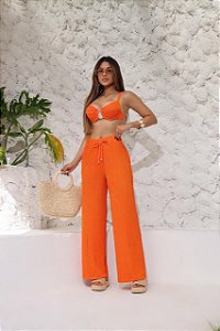 Calça Tropical Laranja