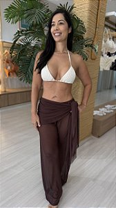 Calça Tule Marrom