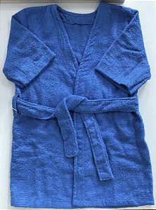 Roupão Infantil Liso - Azul Royal