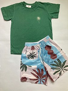 Conjunto Infantil Verde Musgo Menino