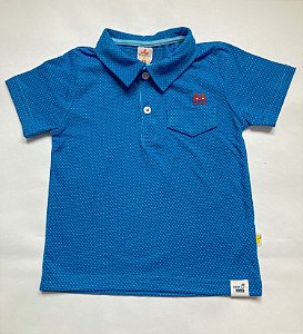 Camisa Polo Infantil Azul  Menino