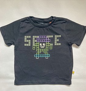 Camiseta Infantil Menino Preta