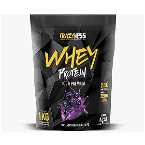 WHEY 100% PREMIUM CRAZYNESS 1KG